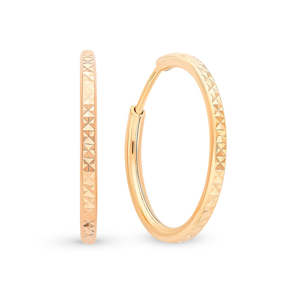 

Серьги конго из красного золота 585Gold 402004138, 402004138