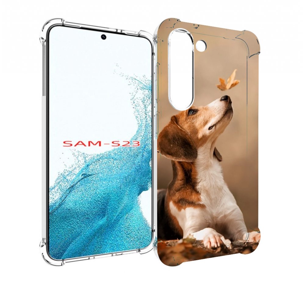 

Чехол MyPads бигль-собака для Samsung Galaxy S23, Прозрачный, Tocco