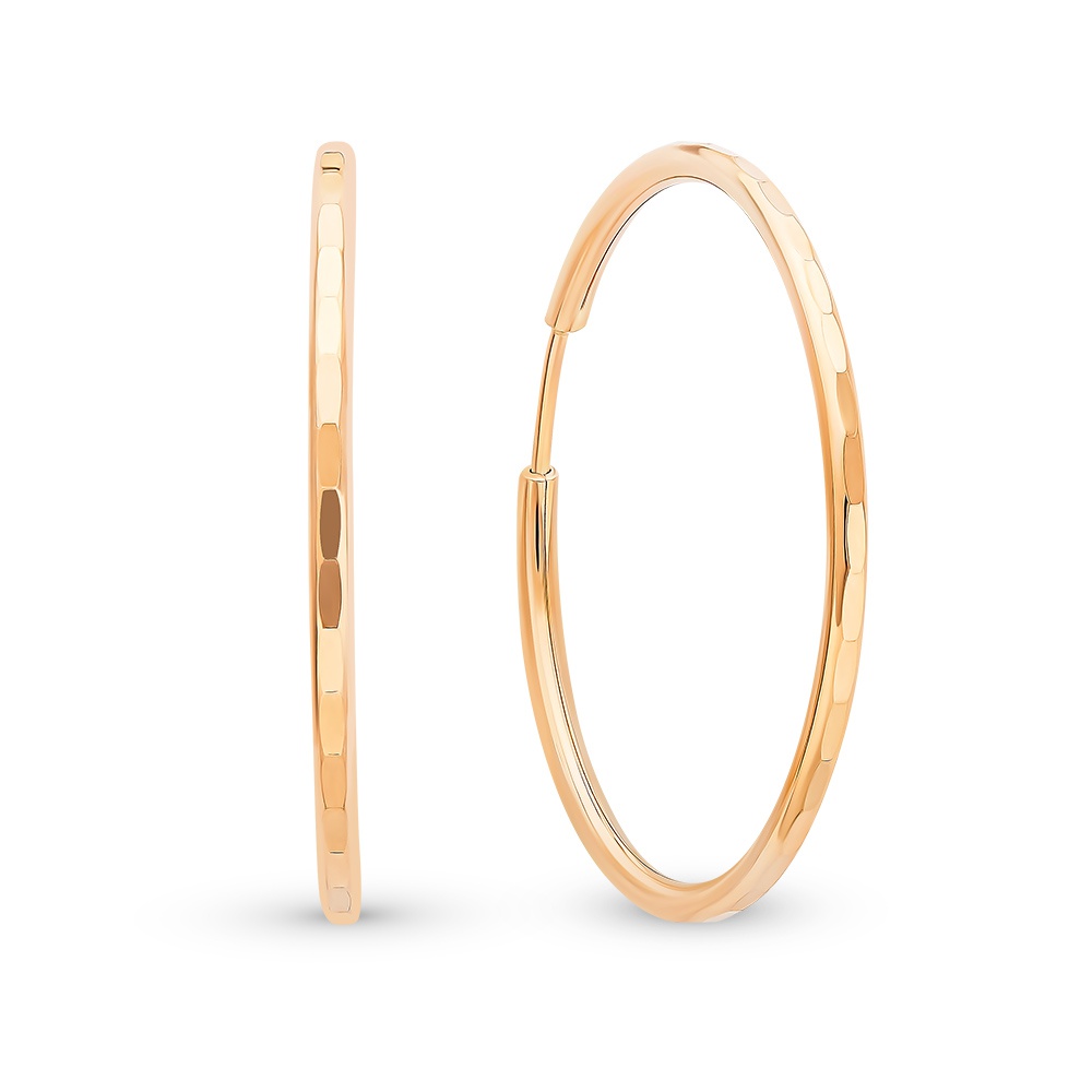 

Серьги из красного золота без вставки 585Gold 402004124, 402004124