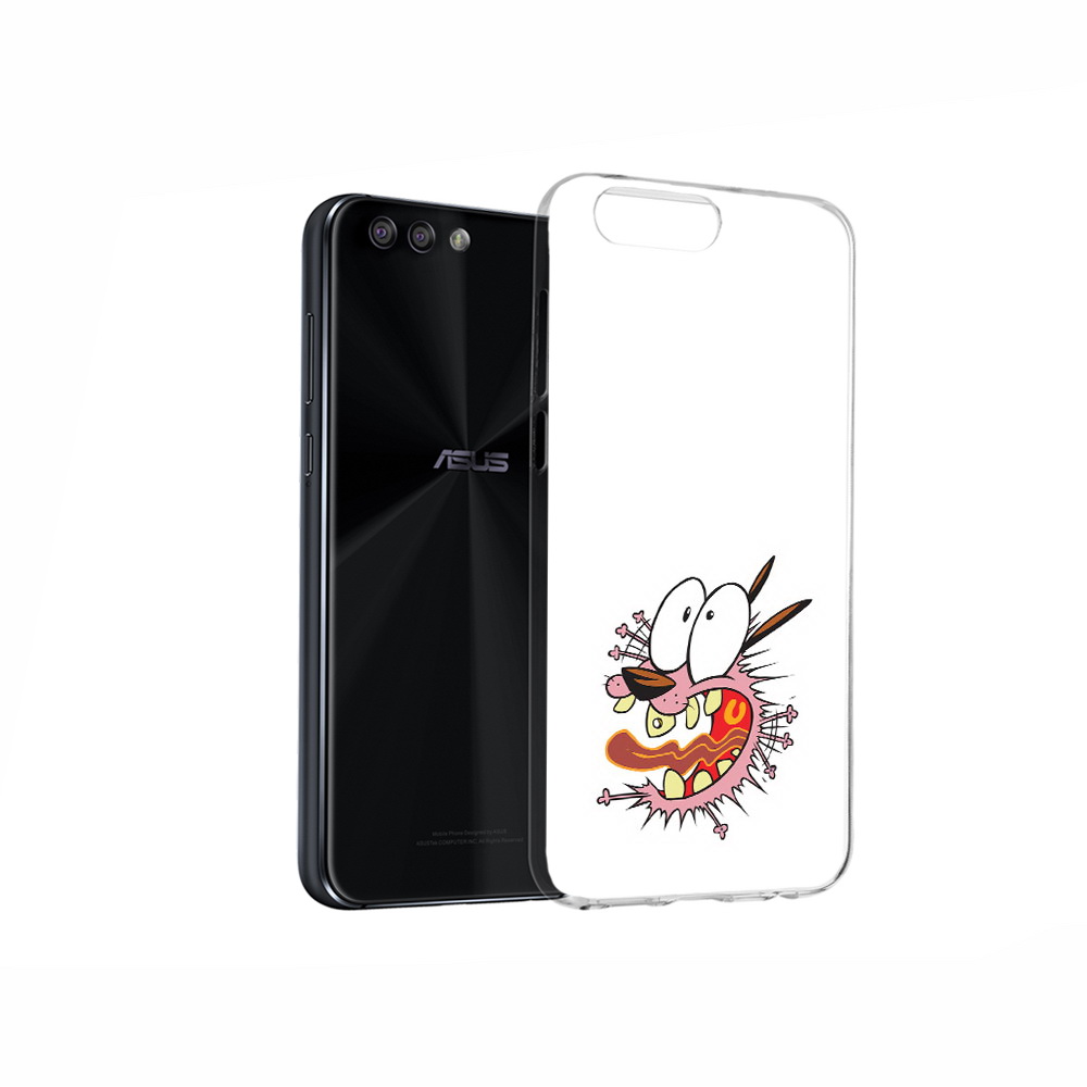 

Чехол MyPads Tocco для Asus ZenFone 4 испуганный бобик, Прозрачный, Tocco