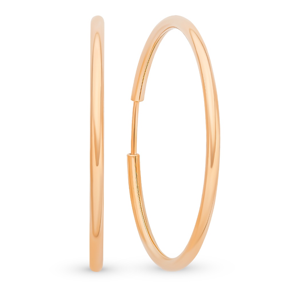 

Серьги из красного золота без вставки 585Gold 402004128, 402004128