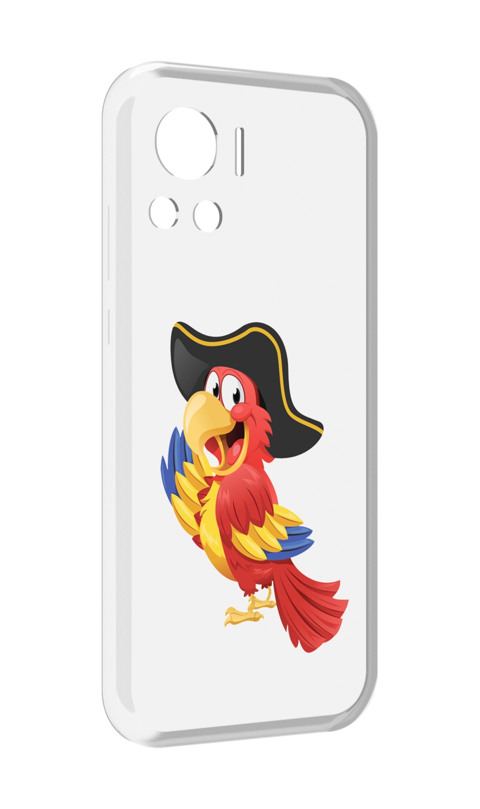 

Чехол MyPads попугай-пират для Motorola Edge 30 Ultra, Прозрачный, Tocco