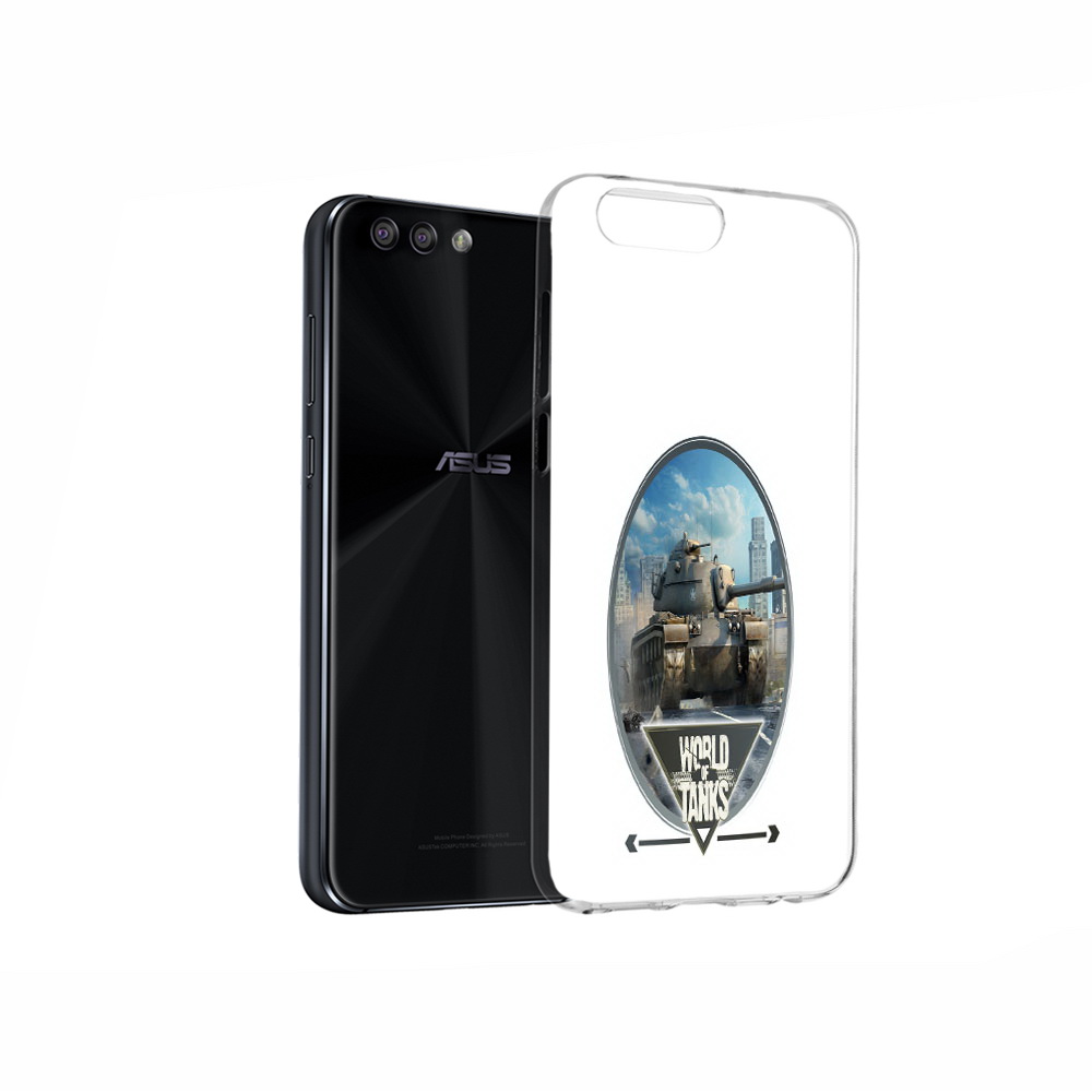

Чехол MyPads Tocco для Asus ZenFone 4 игра с танками, Прозрачный, Tocco