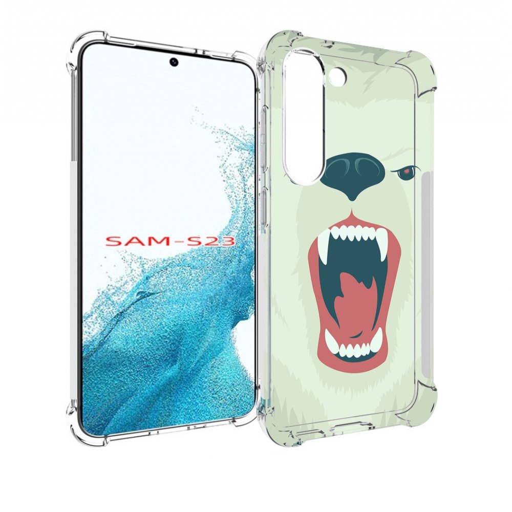 

Чехол MyPads белый-медведь для Samsung Galaxy S23, Прозрачный, Tocco