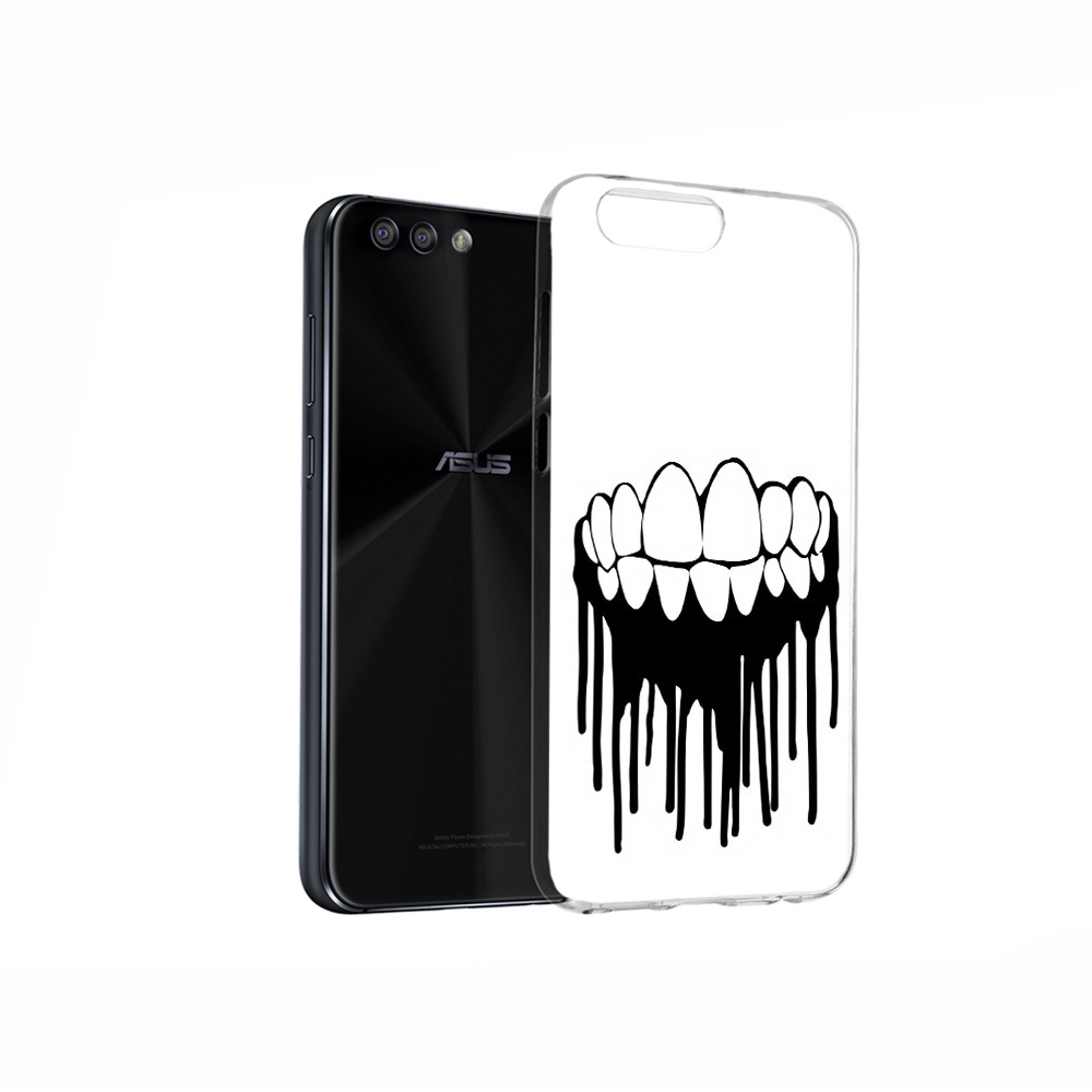 

Чехол MyPads Tocco для Asus ZenFone 4 зубы, Прозрачный, Tocco