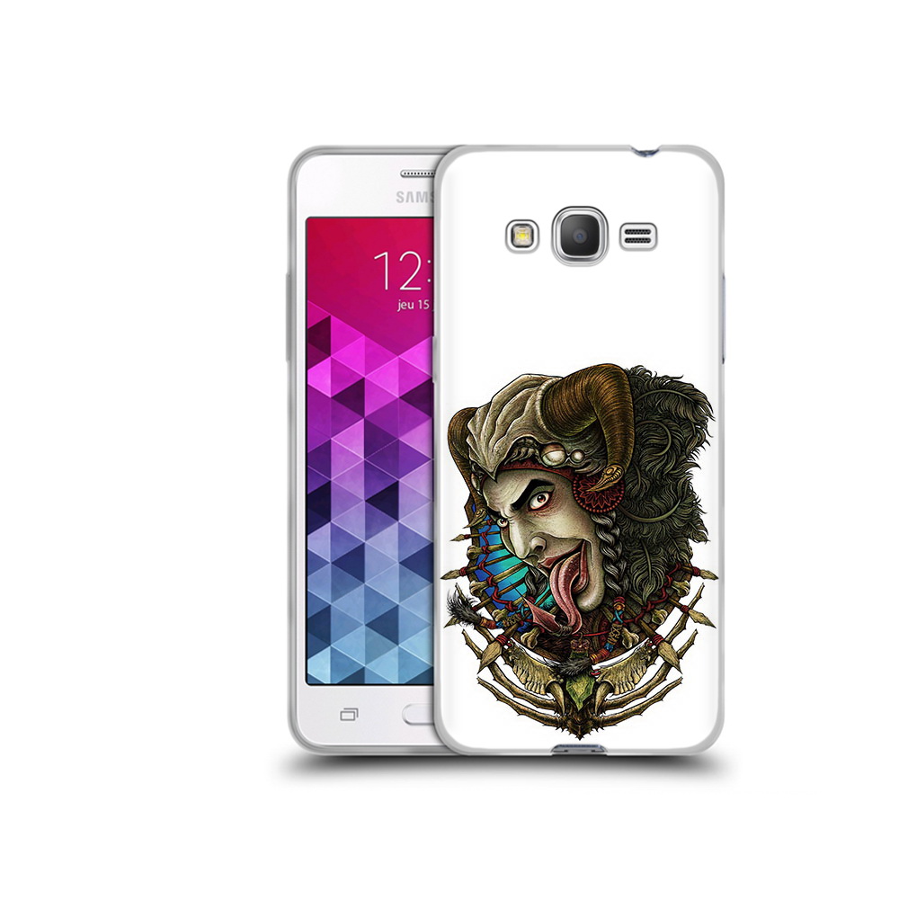 

Чехол MyPads Tocco для Samsung Galaxy Grand Prime длинный язык, Прозрачный, Tocco