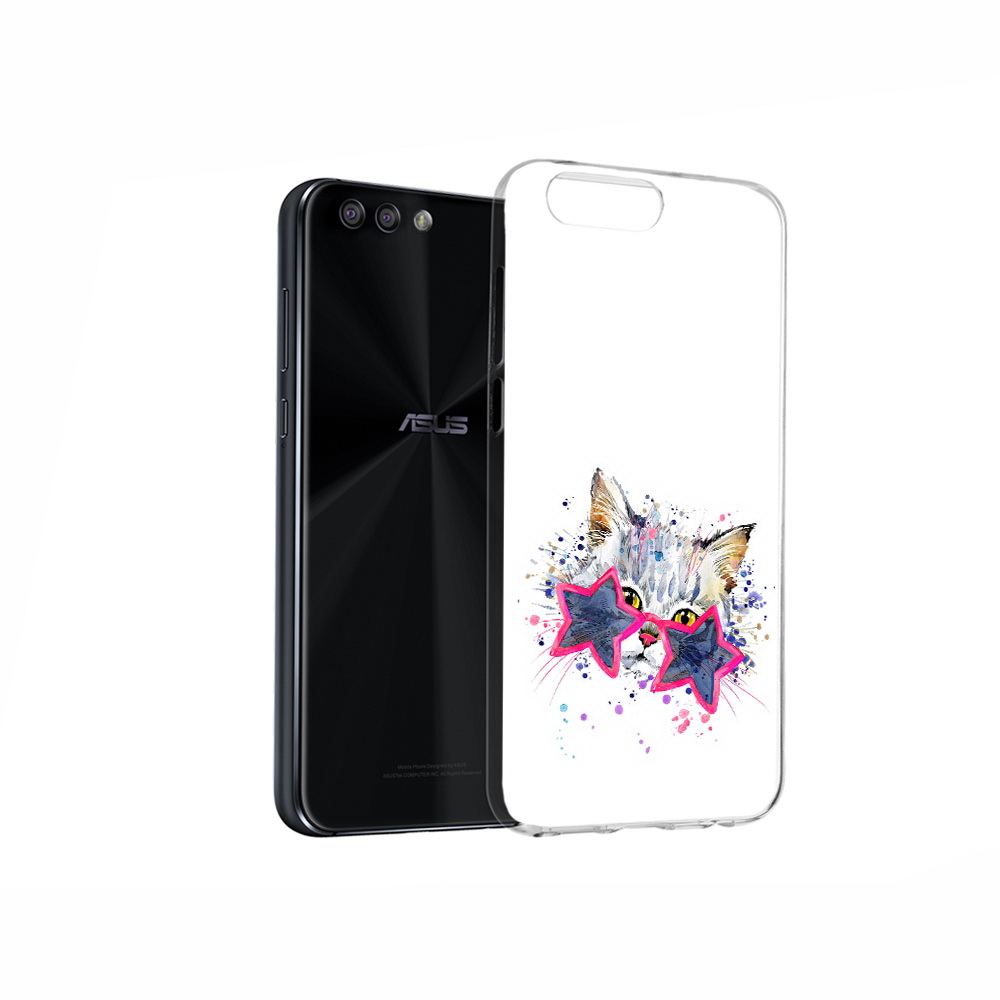 Чехол MyPads Tocco для Asus ZenFone 4 звездные очки