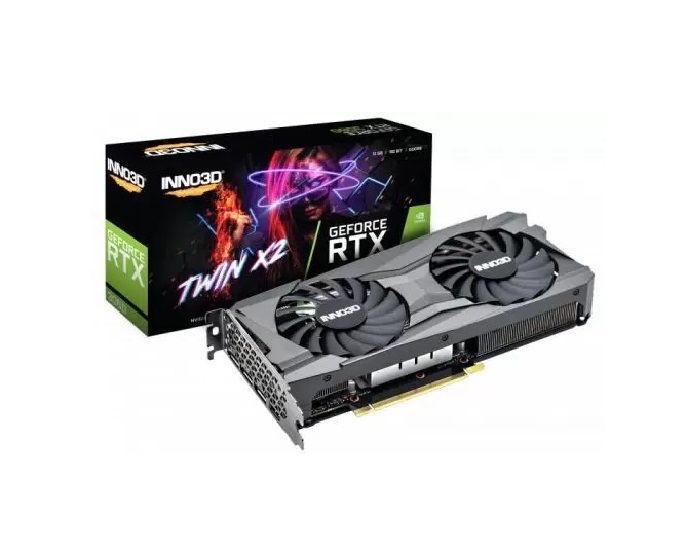 

Видеокарта Inno3D NVIDIA GeForce RTX 3060 TWIN X2 (LHR) (N30602-12D6-119032AH), Черный, GeForce RTX 3060 TWIN X2 (LHR)