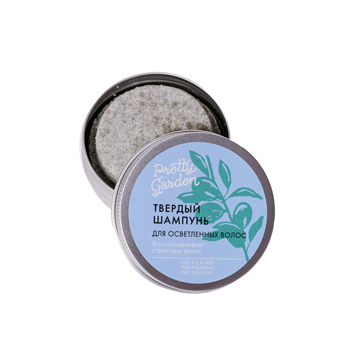 

Шампунь твердый Pretty Garden Для осветленных волос 60 г