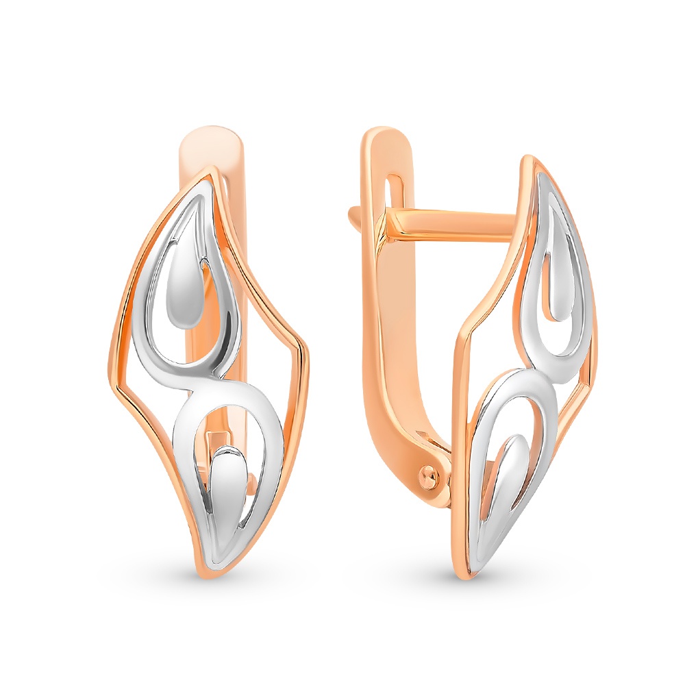 

Серьги из красного золота 585Gold 499000069, 499000069