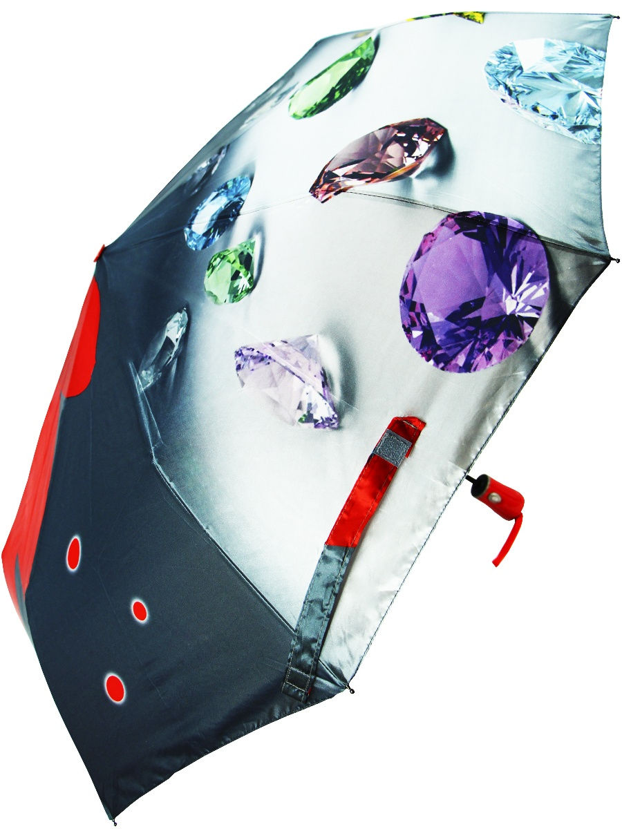 

Зонт женский RainBrella 176-9 красный, 176-9