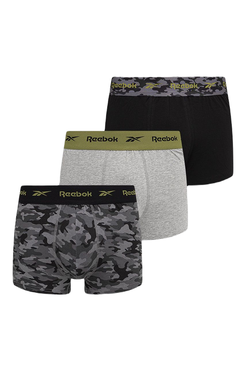

Комплект трусов Reebok боксер, для мужчин, U5_F8401_RBK, серый, чёрный, S, 3 шт., Серый;черный, U5_F8401_RBK