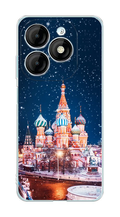 

Чехол на Itel P55 "Москва 1", Коричневый;синий;белый, 3201850-1