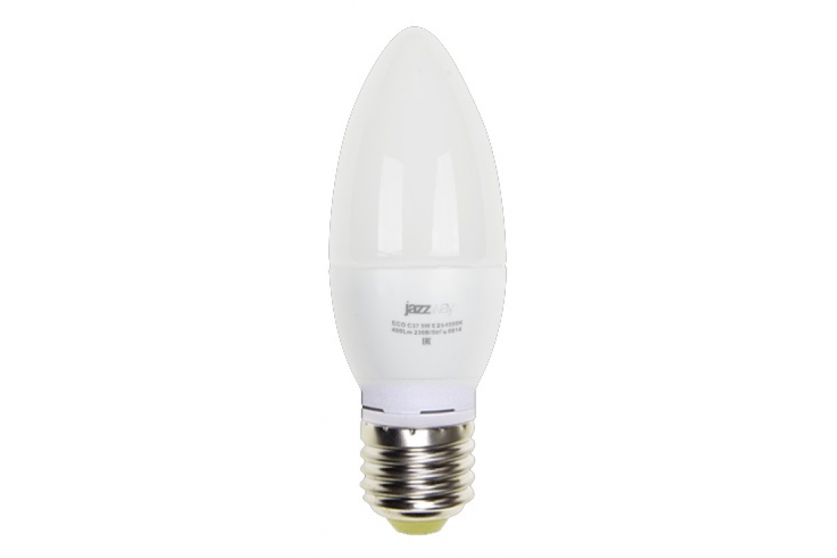 

Лампа PLED-ECO-С37 5w E27 3000K 230/50 Jazzway
