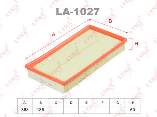 

Фильтр воздушный LA1027