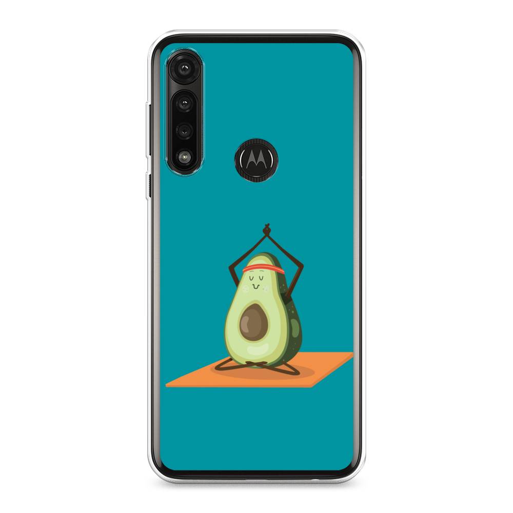 

Чехол на Motorola Moto G Power 2020 "Расслабься с авокадо", Голубой, 242650-6