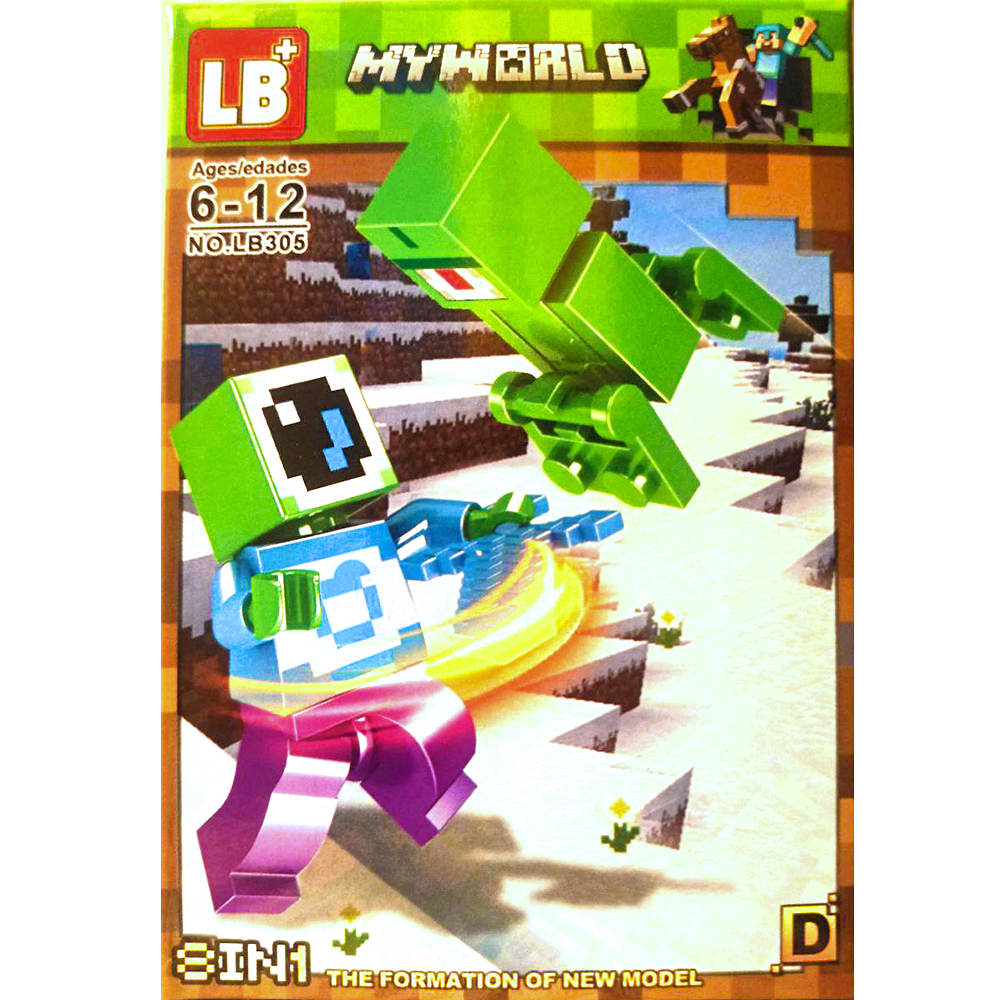 Конструктор MINECRAFT MY WORLD мини-фигурки LB305, 25 деталей