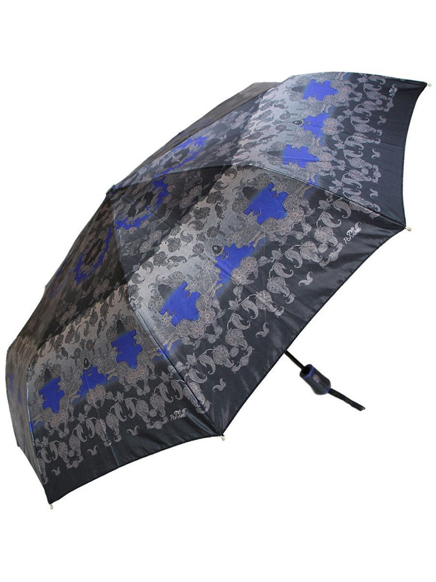 

Зонт женский Popular Umbrella 1265 темно-серый, 1265