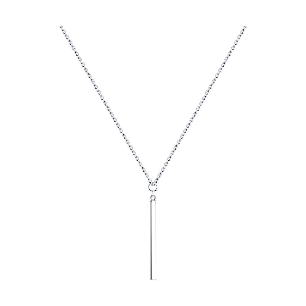 

Колье из серебра 50 см SOKOLOV 94070458, 94070458