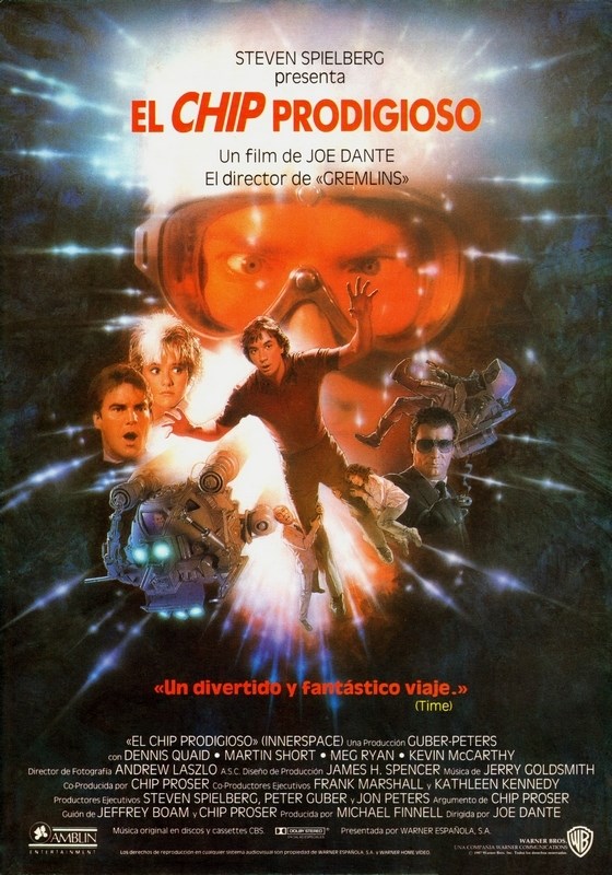 

Постер к фильму "Внутреннее пространство" (Innerspace) Оригинальный 58,4x83,8 см