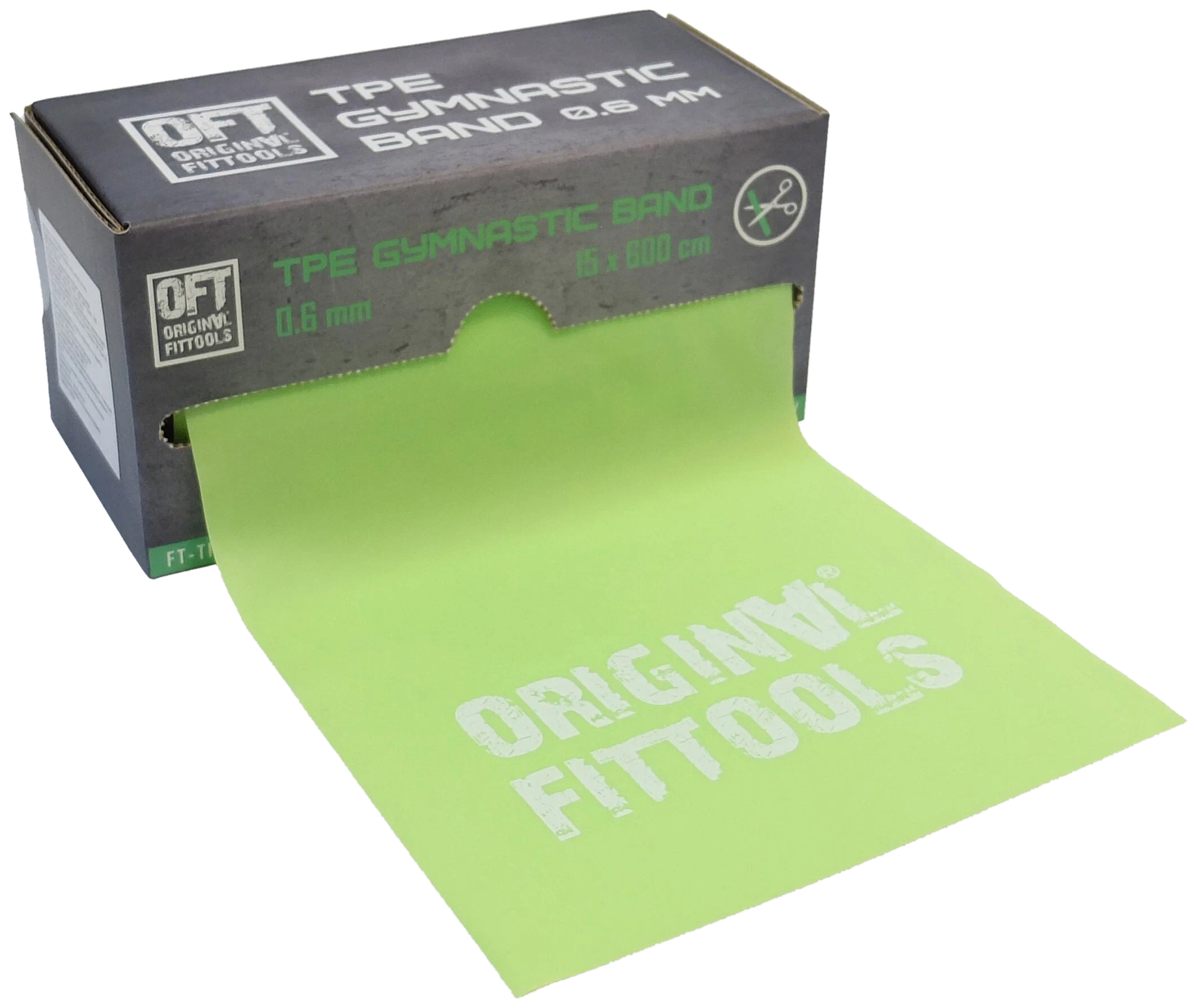 

Original FitTools Эспандер ленточный TPE 6000х150х0.6 мм Original FitTools FT-TPEROLL-0.6, Зеленый, Эспандер ленточный TPE 6000х150х0.6 мм Original FitTools FT-TPEROLL-0.6