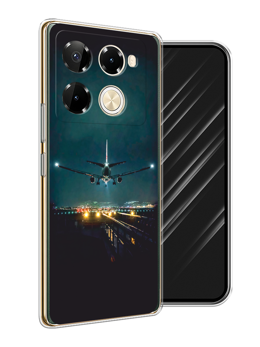 

Чехол Awog на Infinix Note 40 Pro 5G/Note 40 Pro Plus "Ночной рейс", Черный, 3105950-1