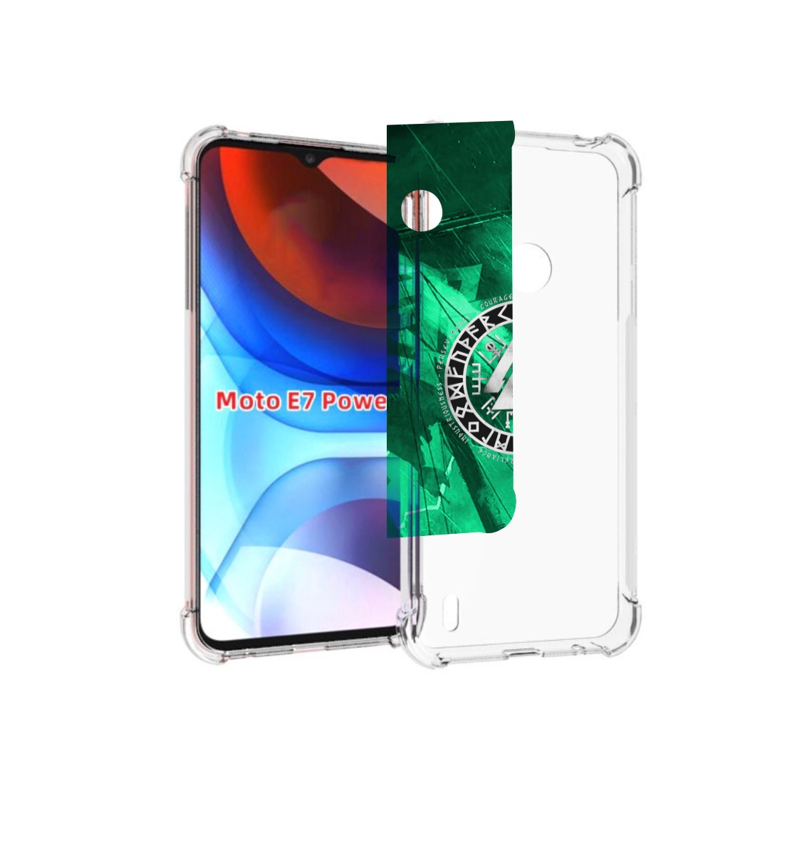

Чехол MyPads ассасин-крид-2020-рагнарек мужской для Motorola Moto E7 Power, Прозрачный, Tocco
