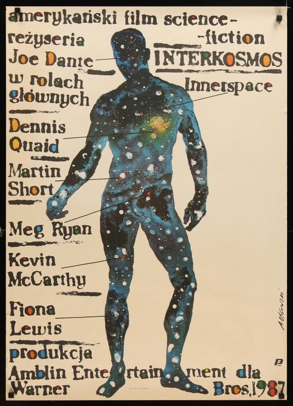 

Постер к фильму "Внутреннее пространство" (Innerspace) 50x70 см