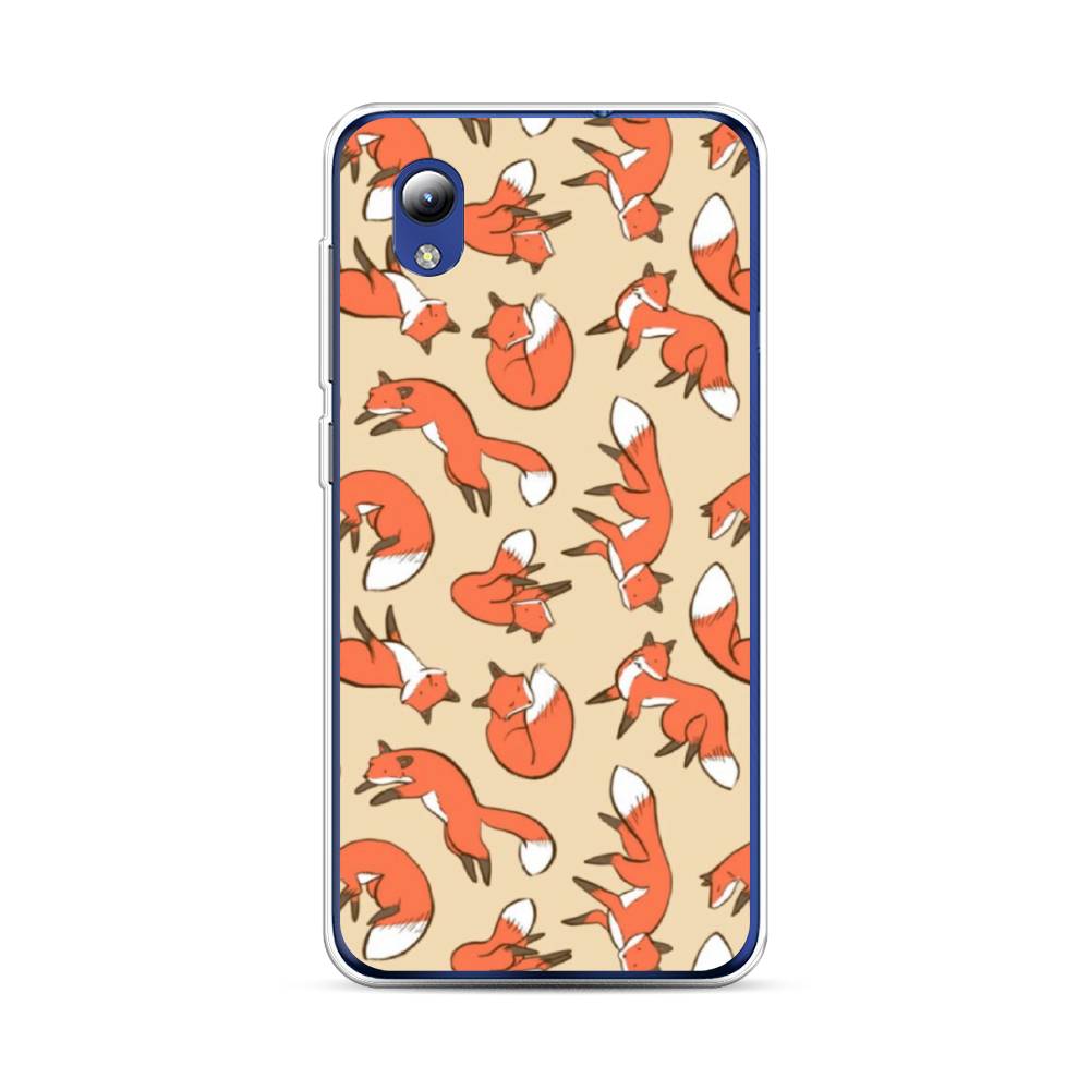 

Чехол Awog на ZTE Blade A31 Lite / ЗТЕ Блэйд A31 Lite "Лисички фон", Разноцветный, 134750-3