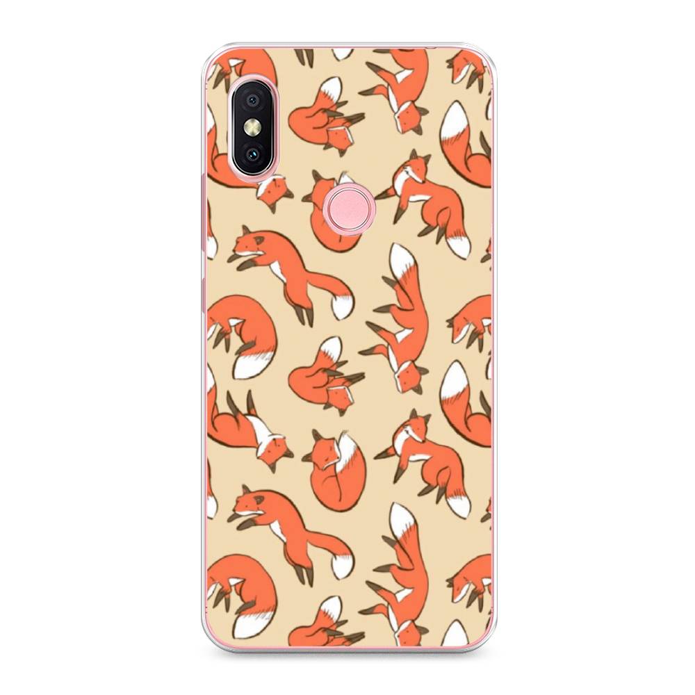 

Чехол Awog на Xiaomi Redmi S2 (Redmi Y2) "Лисички фон", Разноцветный, 33650-3