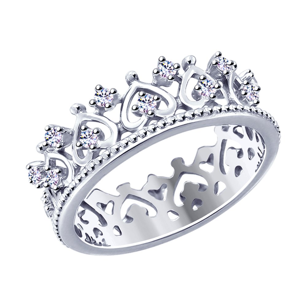 Кольцо корона SOKOLOV серебро