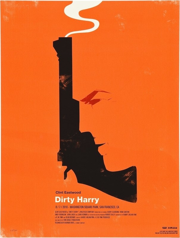 

Постер к фильму "Грязный Гарри" (Dirty Harry) A4