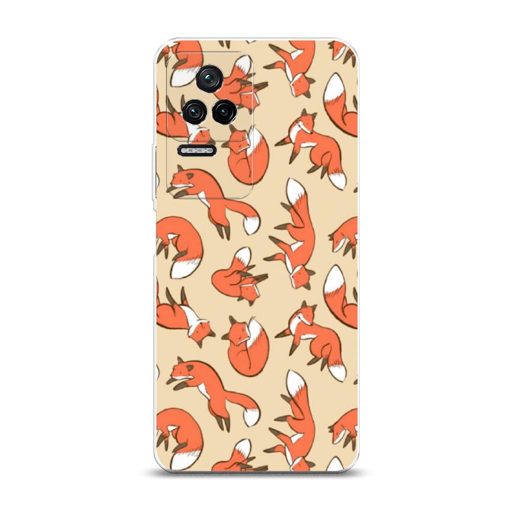 

Чехол Awog на Poco F4/Redmi K40S "Лисички фон", Разноцветный, 314650-3