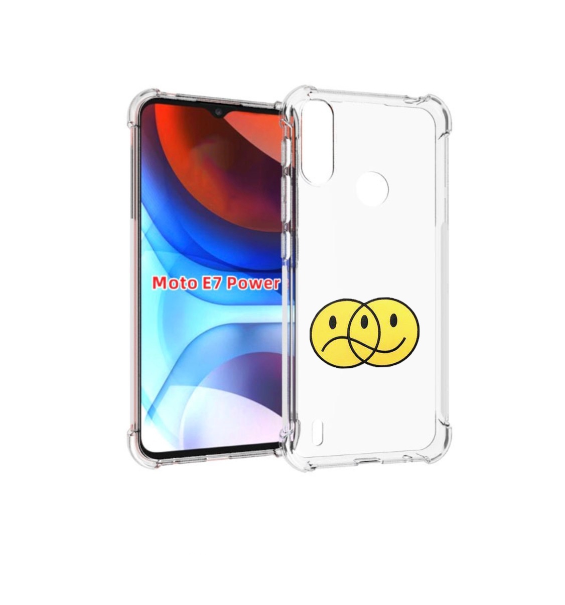

Чехол MyPads Хиппи для Motorola Moto E7 Power, Прозрачный, Tocco