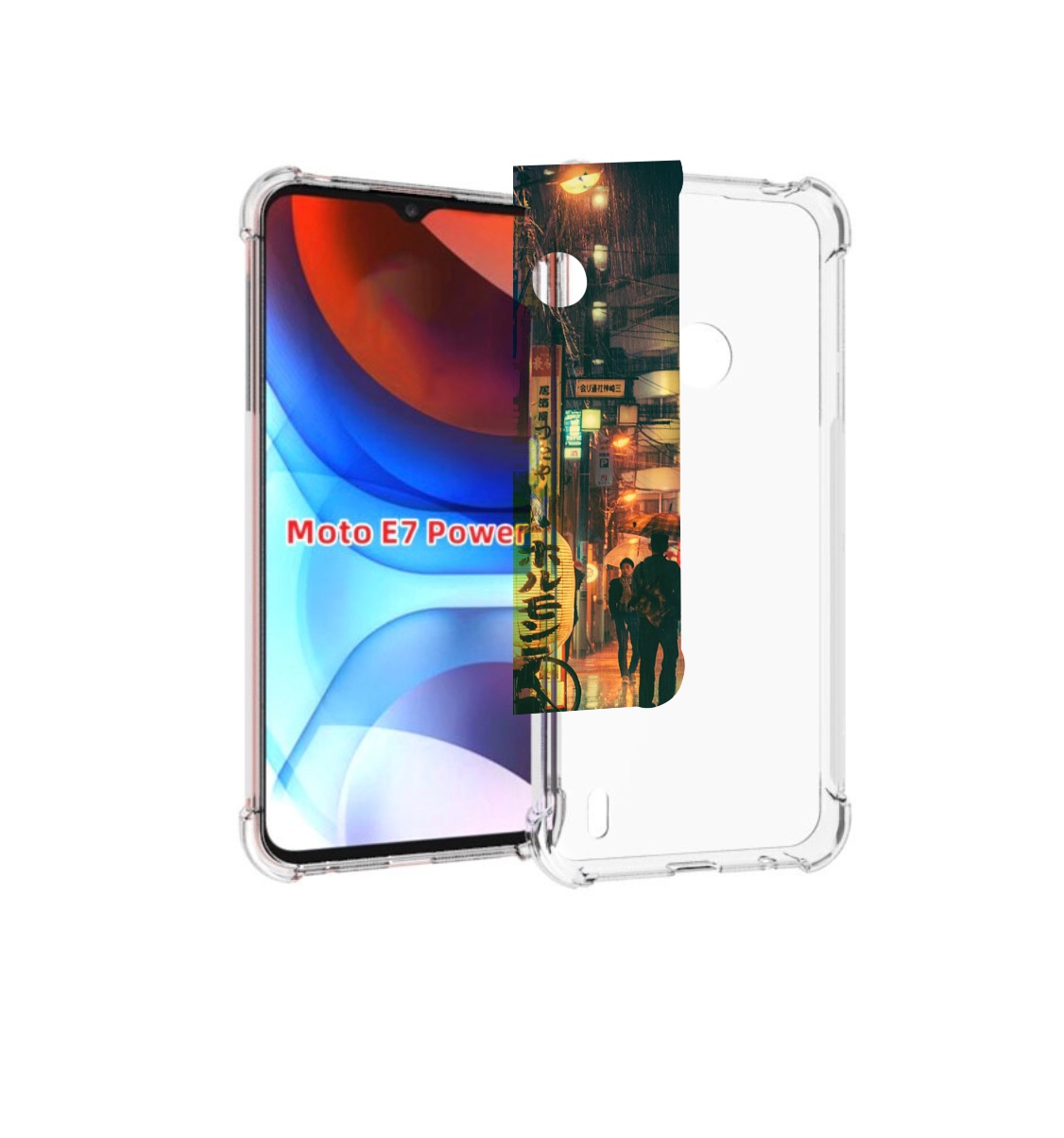

Чехол MyPads Токио-сеул для Motorola Moto E7 Power, Прозрачный, Tocco