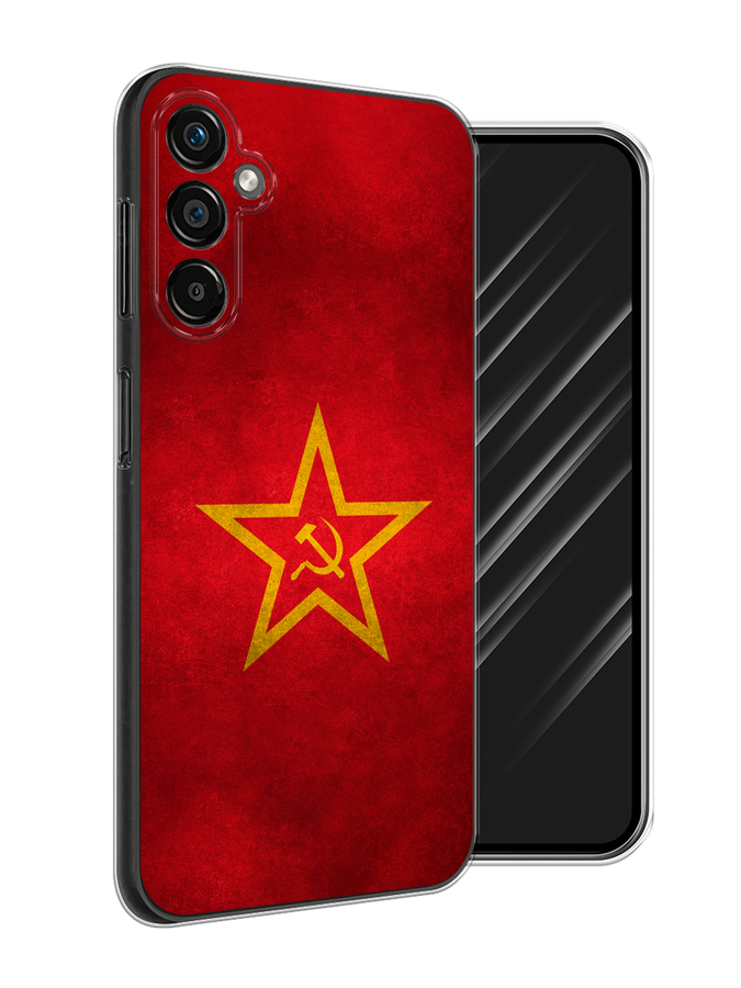 

Чехол Awog на Samsung Galaxy A25 5G "Красное знамя", Желтый;красный, 2108550-10