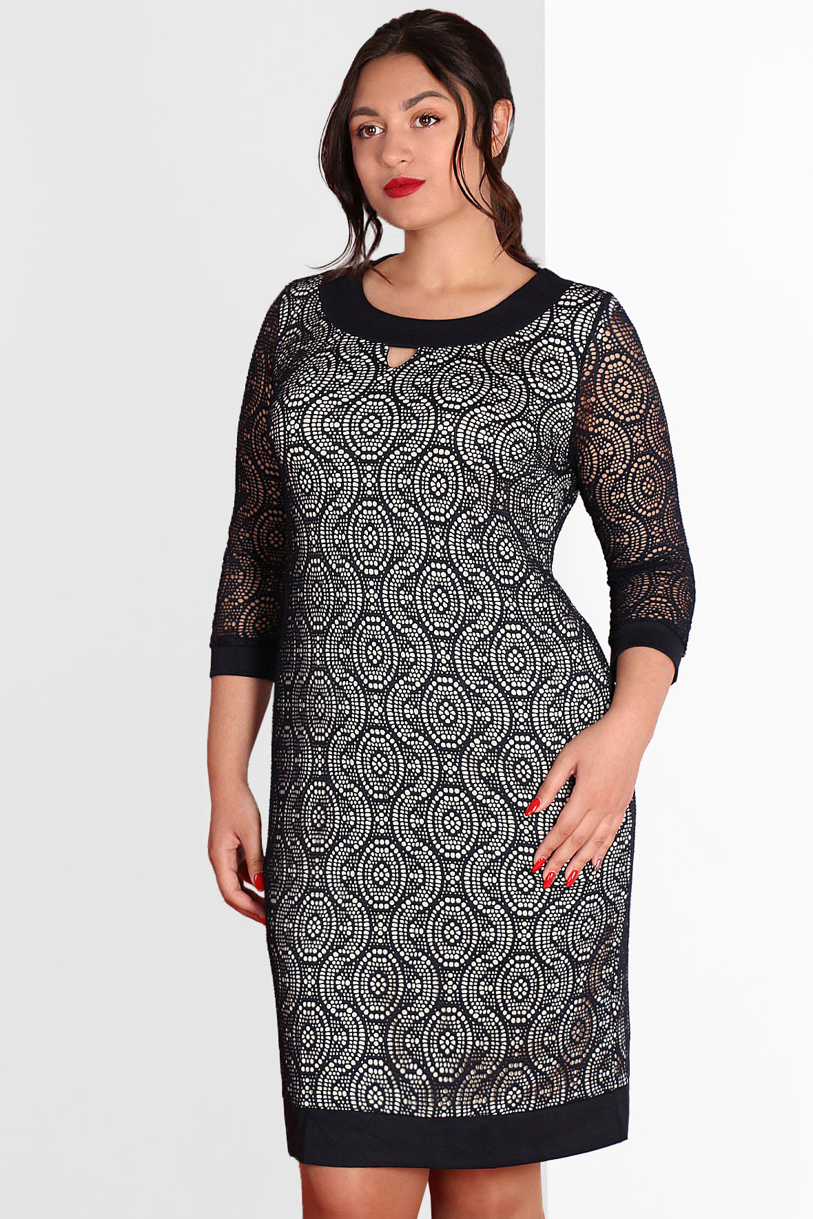 

Платье женское AlmondShop 20-26 ДАДАШ Y-230.С1 черное 50 RU, Черный, 20-26 ДАДАШ Y-230.С1