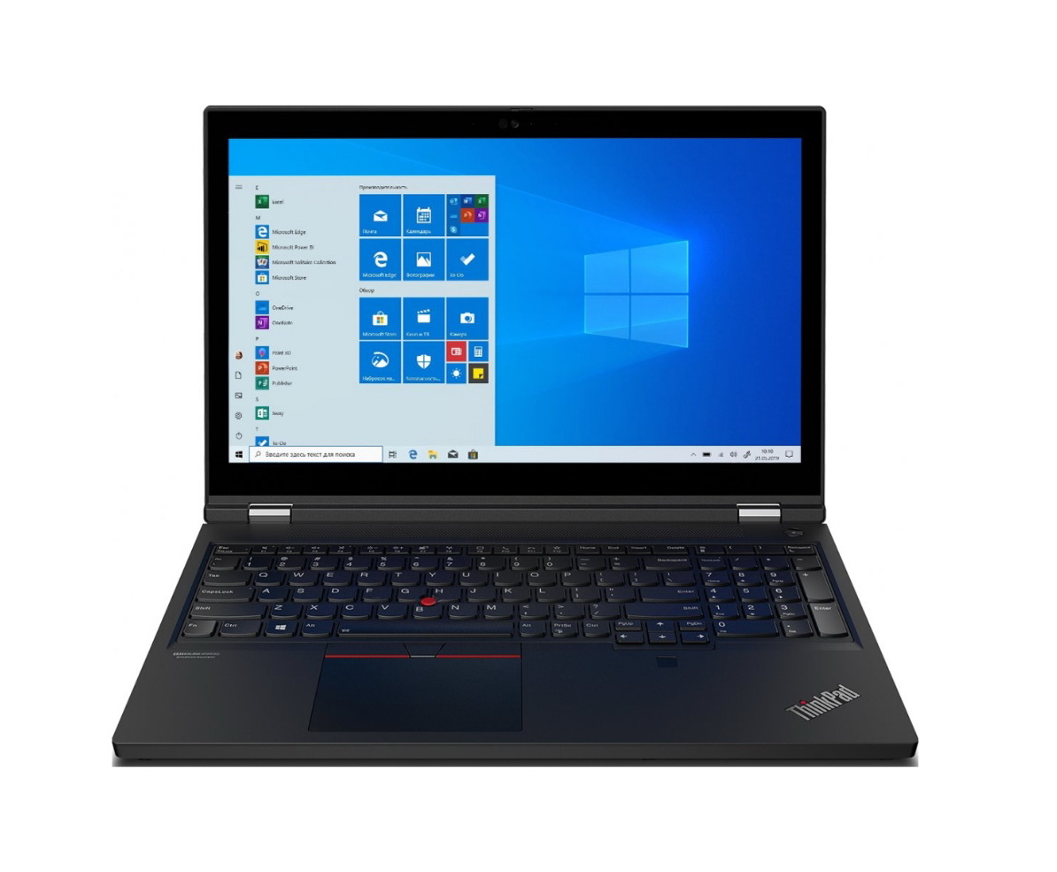 фото Ноутбук lenovo thinkpad p15 gen 1 black (20st005urt)