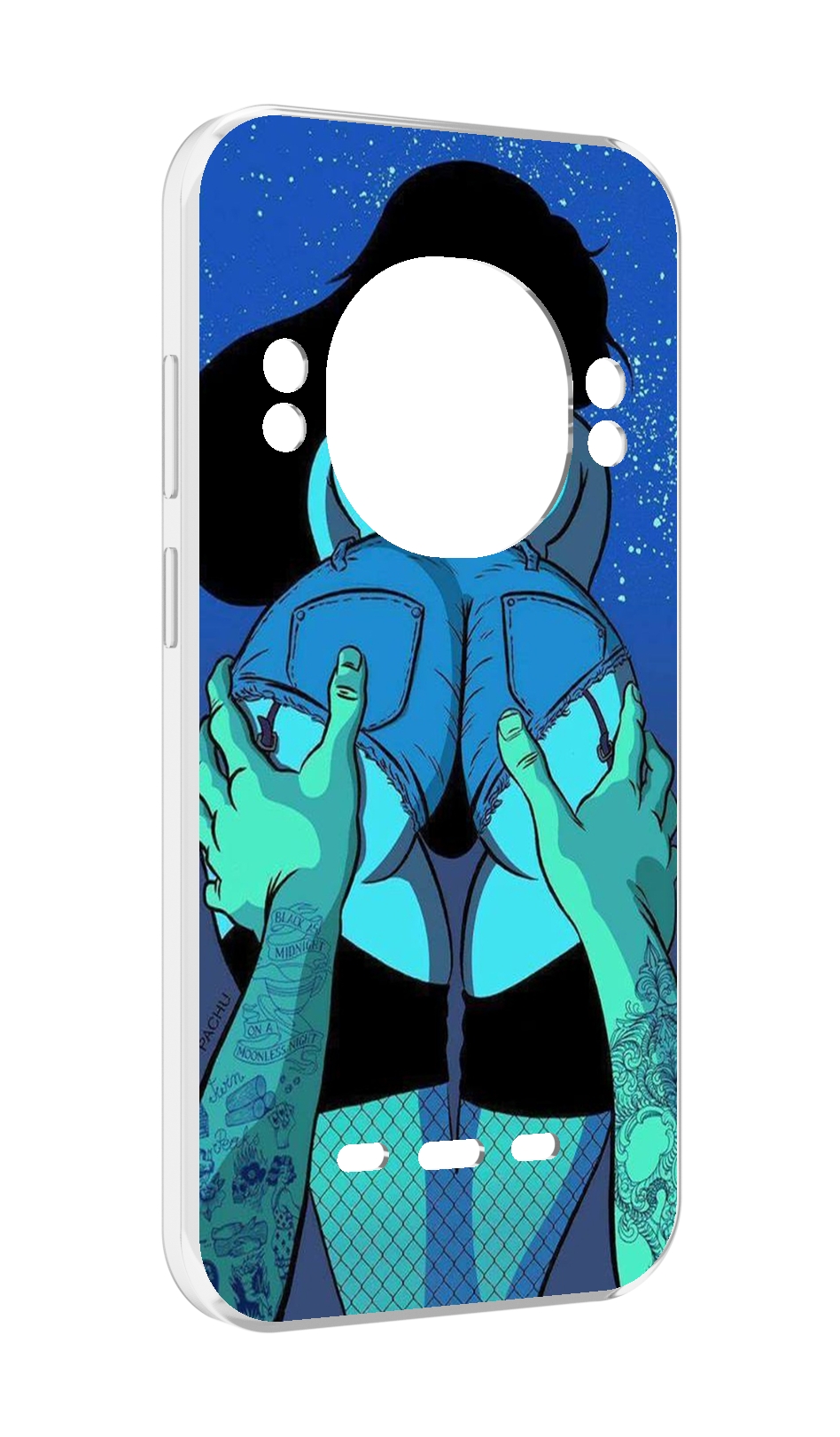 

Чехол MyPads любитель потрогать для UleFone Power Armor 16 Pro, Прозрачный, Tocco