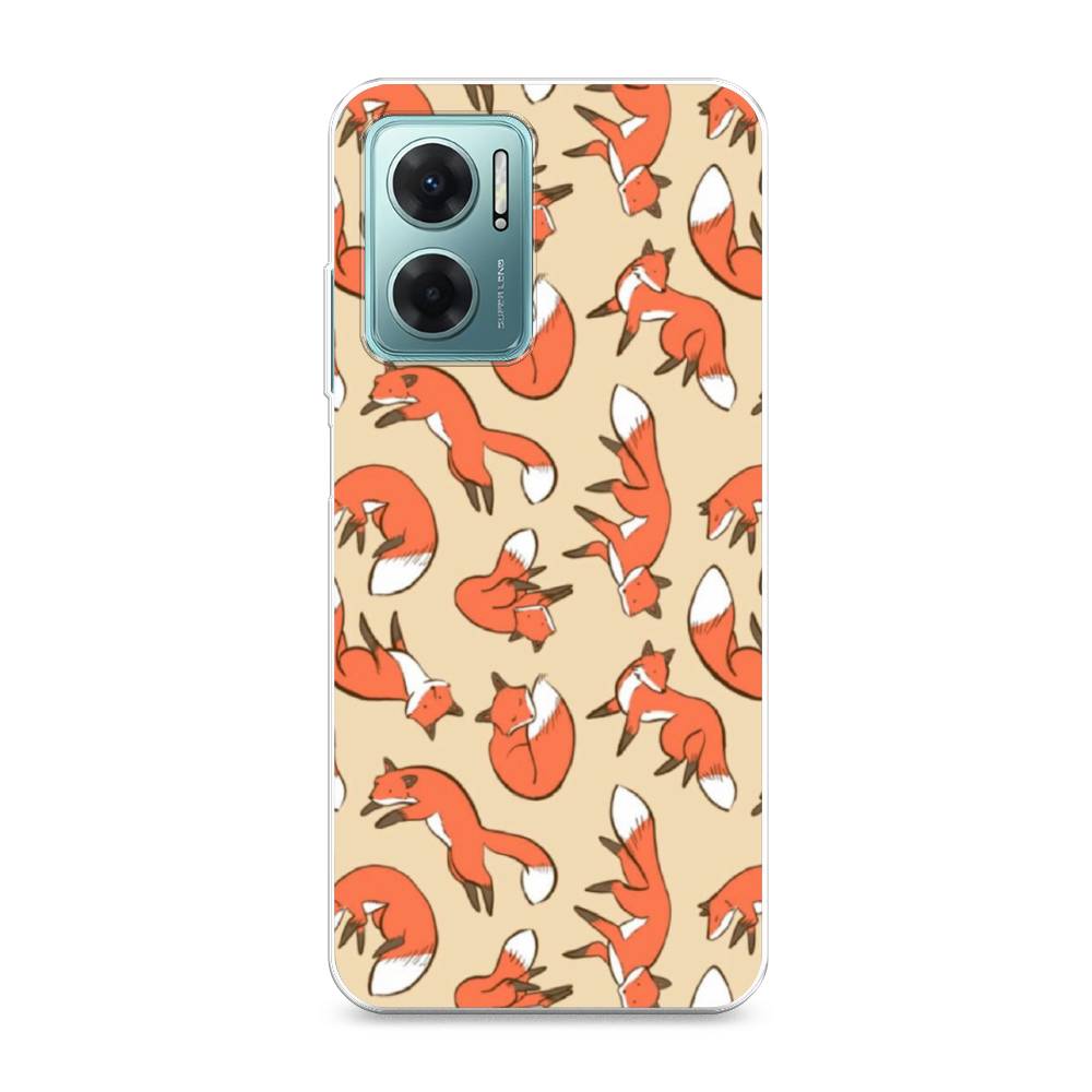 

Чехол Awog на Xiaomi Redmi 10 5G "Лисички фон", Разноцветный, 313550-3