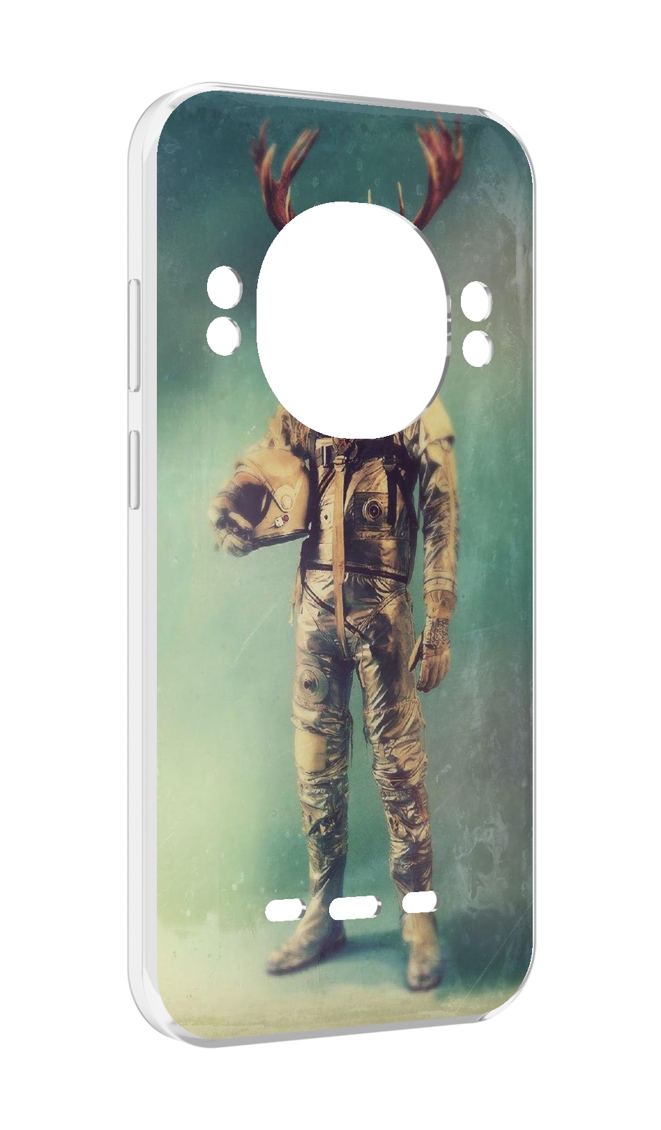 

Чехол MyPads лось космонавт для UleFone Power Armor 16 Pro, Прозрачный, Tocco