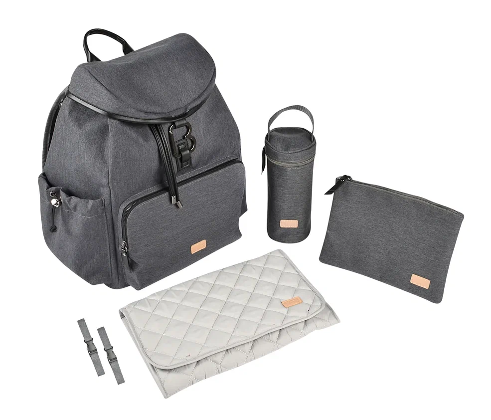 Сумка для коляски Beaba VANCOUVER NURSERY BAG DARK GREY рюкзак xiaomi mi city 2 dark grey