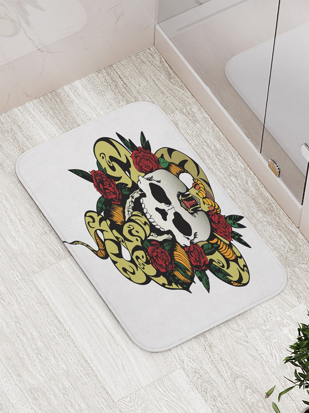 

Коврик противоскользящий для ванной, сауны, бассейна, 77х52 см bath_83156 JoyArty
