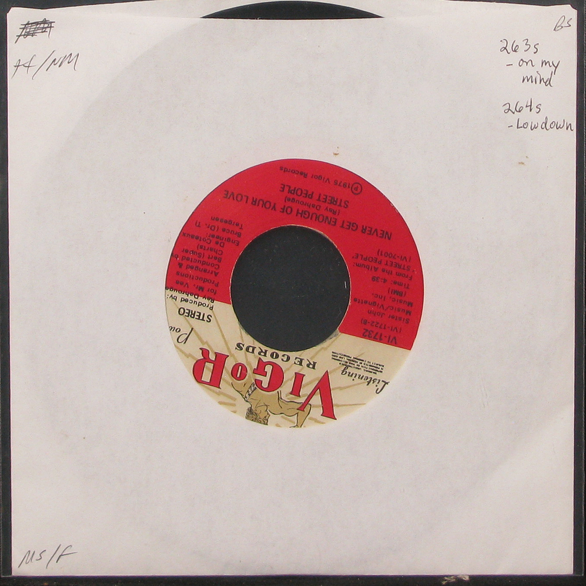LP Street People - I Wanna Spend My Whole Life With You (single) Vigor (297292)