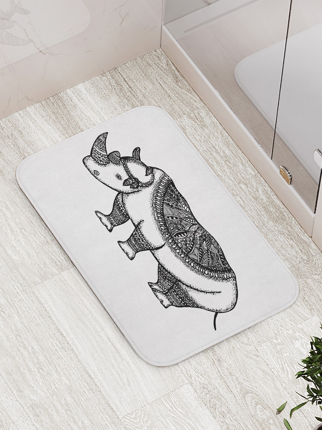 

Коврик противоскользящий для ванной, сауны, бассейна, 77х52 см bath_83079 JoyArty