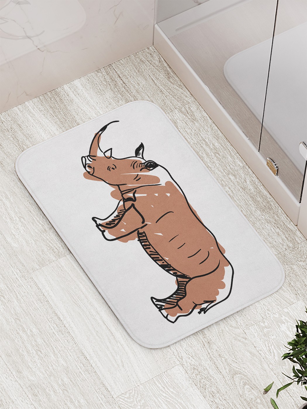 

Коврик противоскользящий для ванной, сауны, бассейна, 77х52 см bath_83075 JoyArty