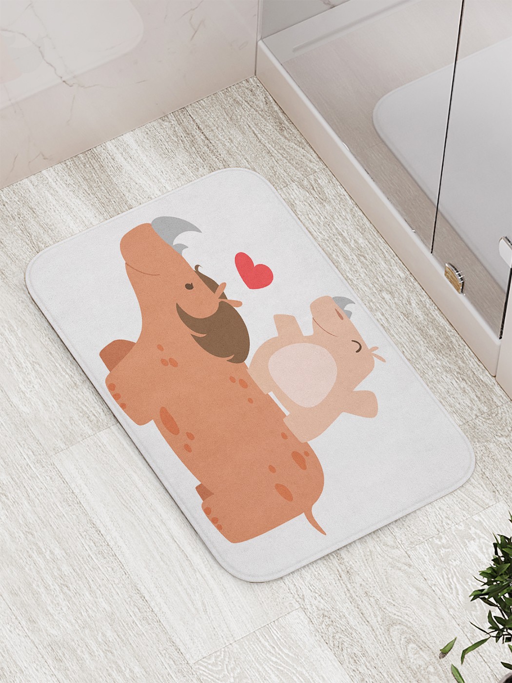 

Коврик противоскользящий для ванной, сауны, бассейна, 77х52 см bath_83065 JoyArty