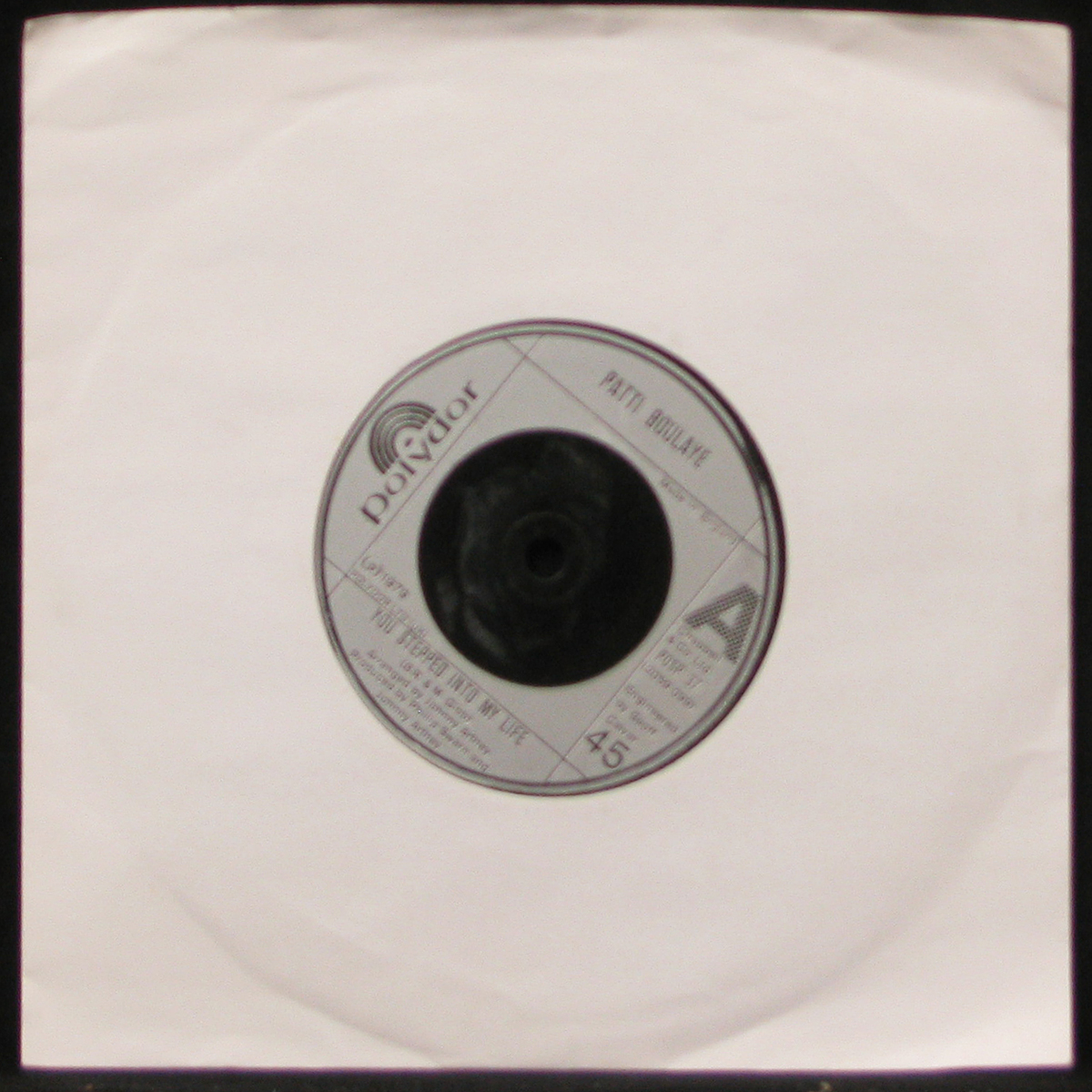

LP Patti Boulaye - You Stepped Into My Life (single) Polydor (297030)