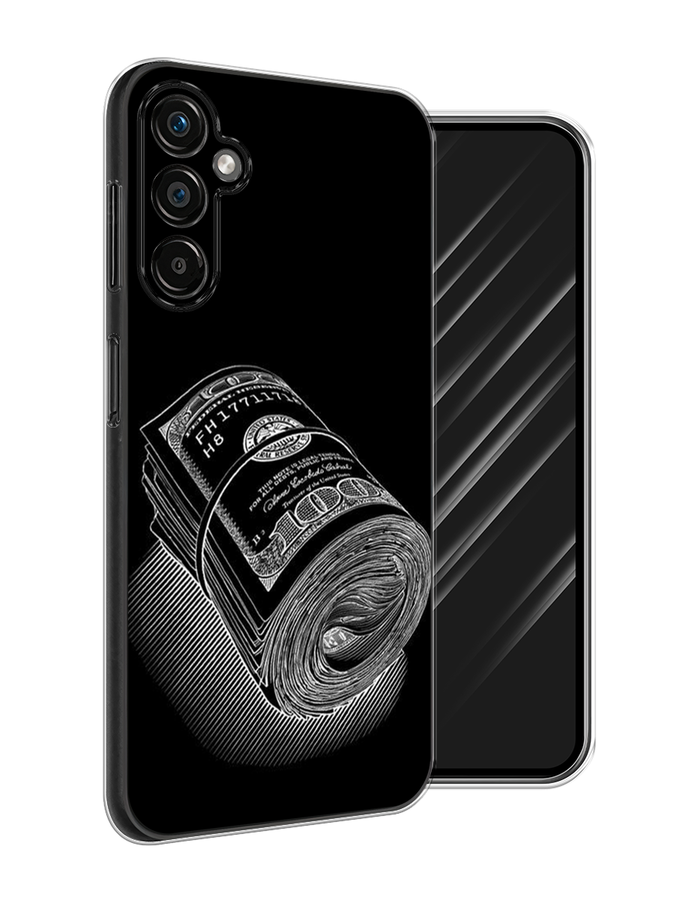 

Чехол Awog на Samsung Galaxy A25 5G "Кубышка денег", Черный;серебристый, 2108550-5