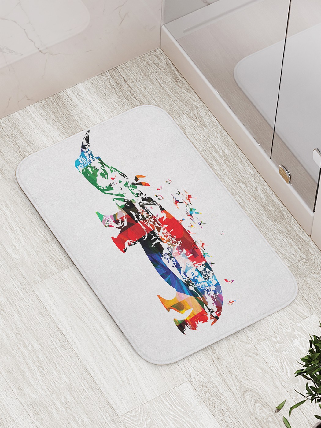 

Коврик противоскользящий для ванной, сауны, бассейна, 77х52 см bath_83057 JoyArty